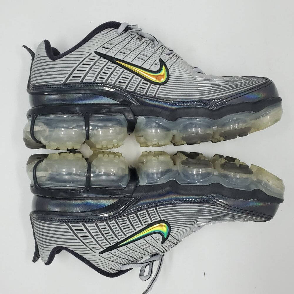 Nike Air Vapormax 360 Black Rainbow Metallic & Silver Women size 8.5 CK2719 003